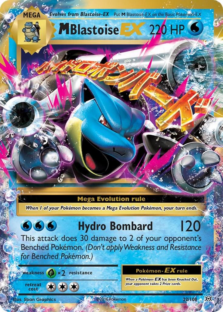 M Blastoise ex #022 Evolutions (EN)