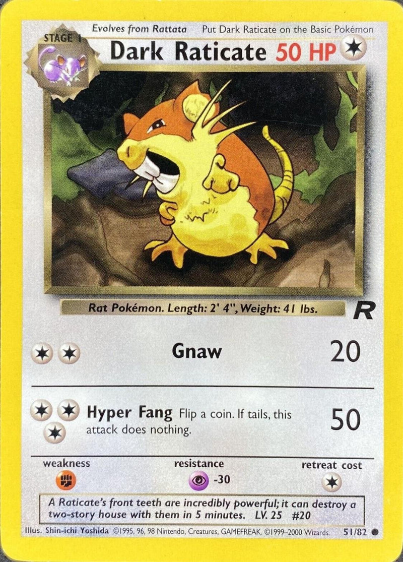 Dark Raticate #051 Team Rocket (EN)