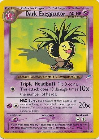 Dark Exeggutor #033 Neo Destiny (EN)