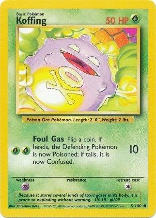 Koffing #051 Base Set (EN)