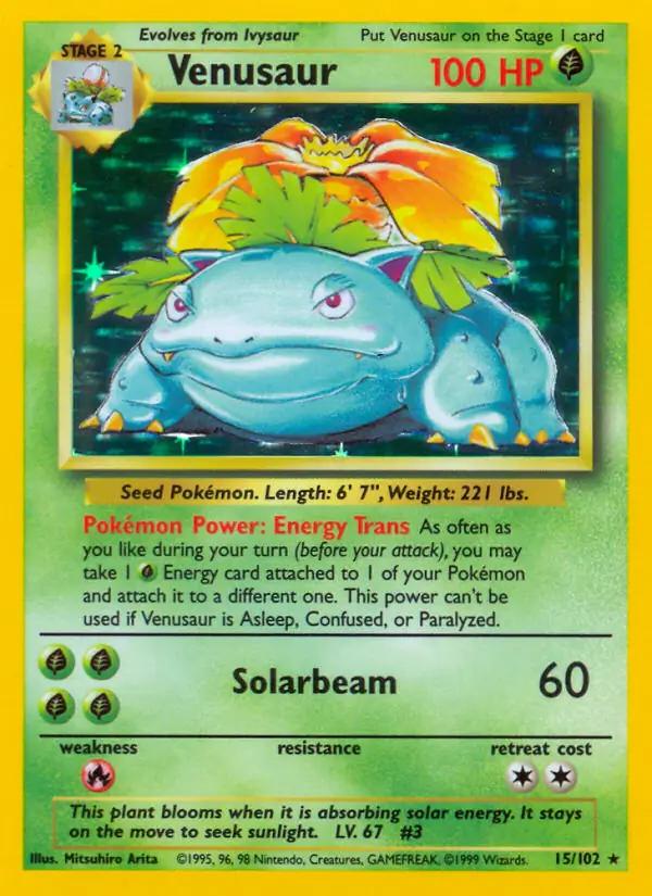 Venusaur #015 Base Set (EN)