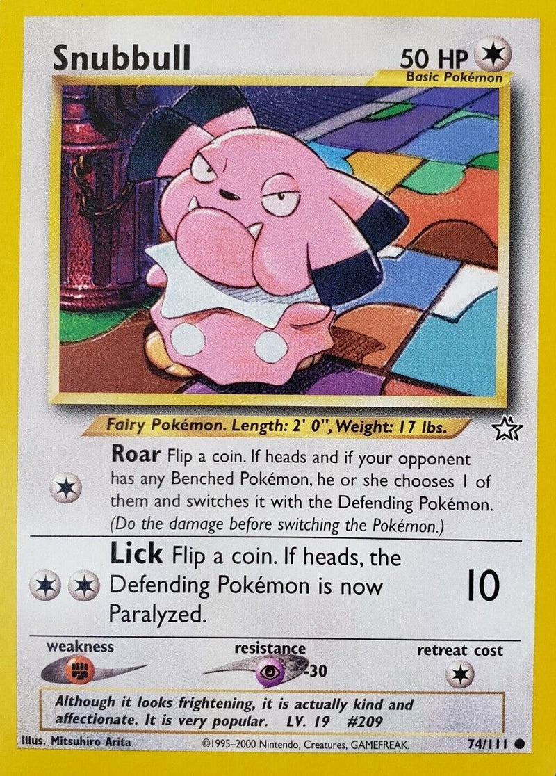 Snubbull #074 Neo Genesis (EN)