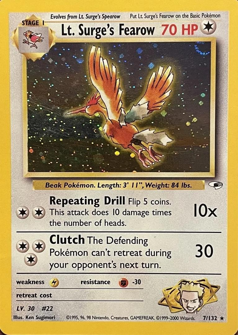 Lt. Surge's Fearow #007 Gym Heroes (EN)
