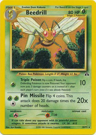 Beedrill #018 Neo Discovery (EN)