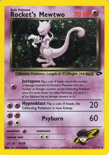 Rocket's Mewtwo #014 Gym Challenge (EN)