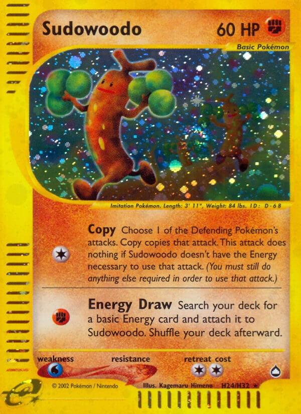 Sudowoodo #H24 Aquapolis (EN)