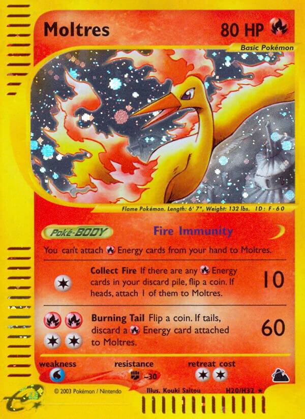 Moltres #H20 Skyridge (EN)