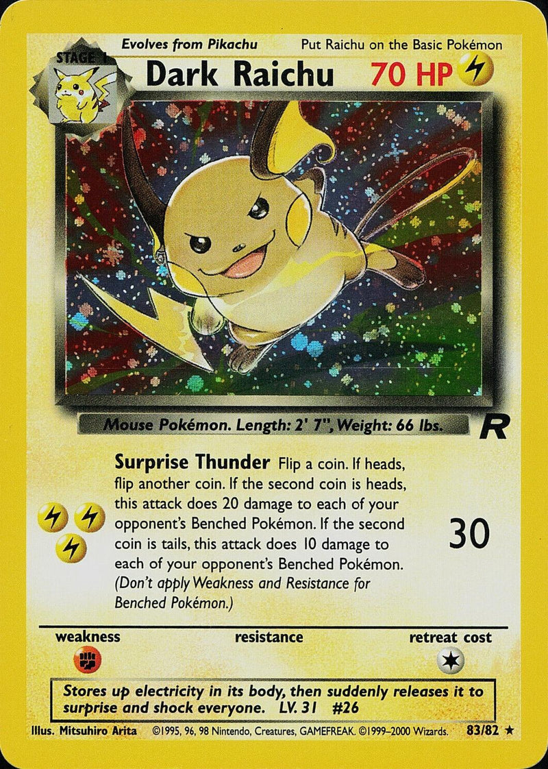 Dark Raichu #083 Team Rocket (EN)
