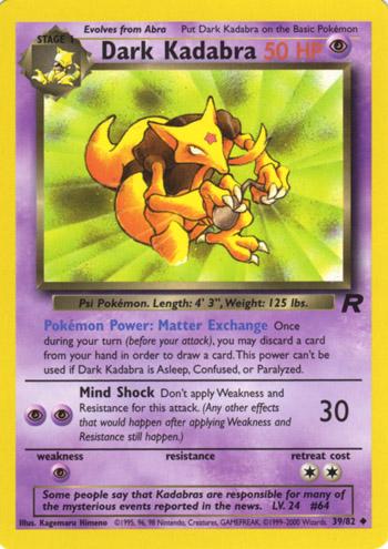 Dark Kadabra #039 Team Rocket (EN)