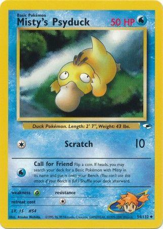 Misty's Psyduck #054 Gym Heroes (EN)