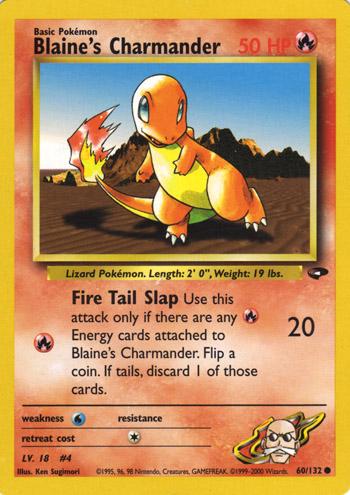 Blaine's Charmander #060 Gym Challenge (EN)