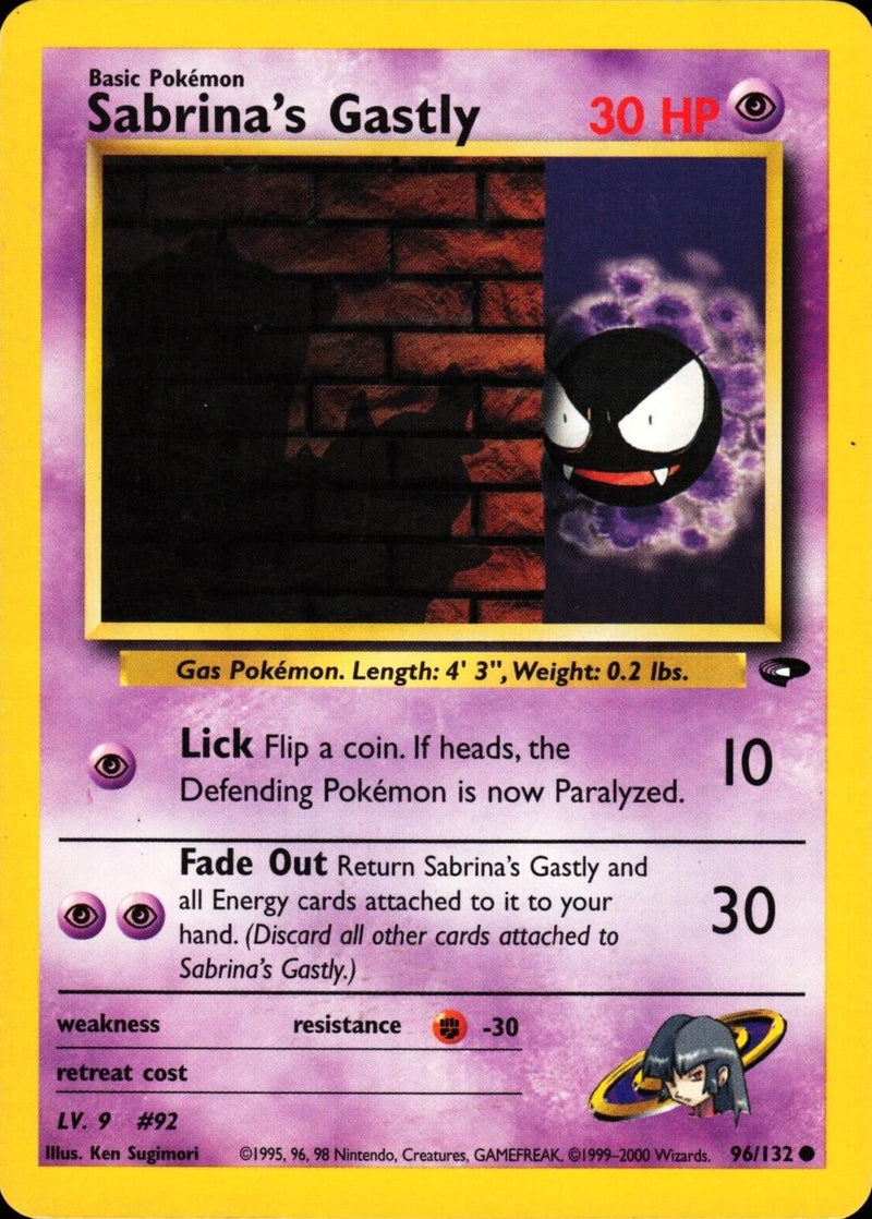 Sabrina's Gastly #096 Gym Challenge (EN)