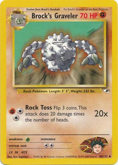 Brock's Graveler #040 Gym Heroes (EN)