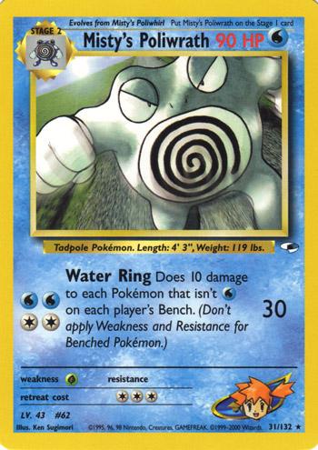 Misty's Poliwrath #031 Gym Heroes (EN)