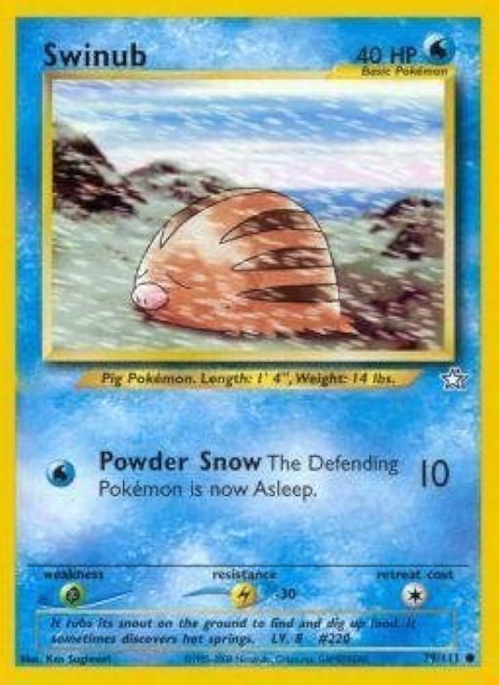 Swinub #079 Neo Genesis (EN)