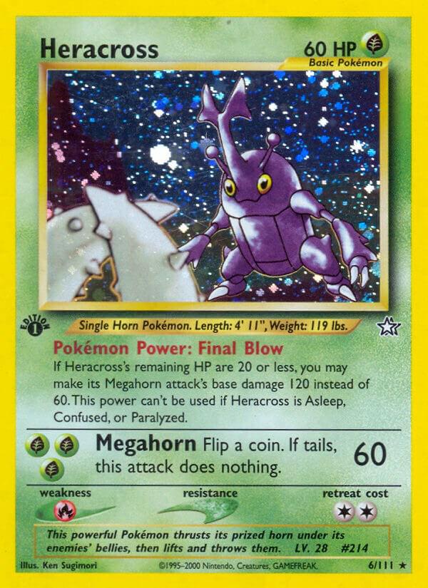 Heracross #006 Neo Genesis 1st Ed (EN)