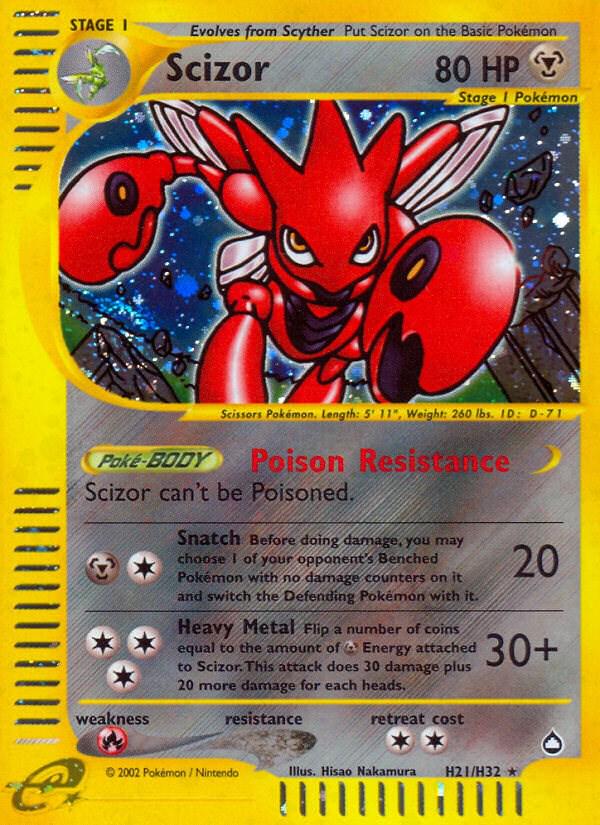 Scizor #H21 Aquapolis (EN)