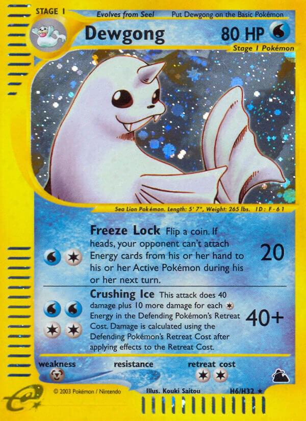 Dewgong #H6 Skyridge (EN)