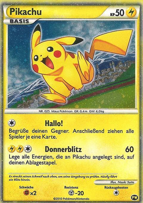 Pikachu Alemán #PW5 World Collection (AL)