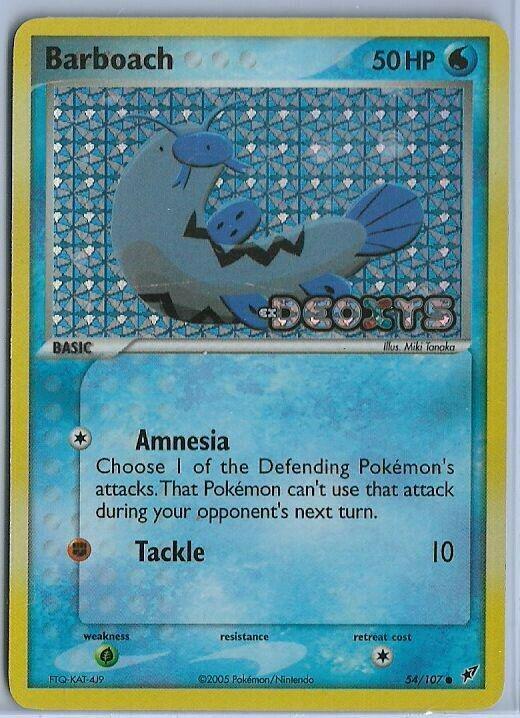 Barboach [Stamped] #054 Deoxys (EN)
