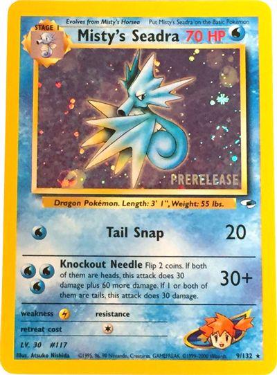 Misty's Seadra [Stamped] #009 Gym Heroes (EN)