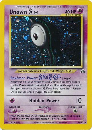 Unown A #014 Neo Discovery (EN)