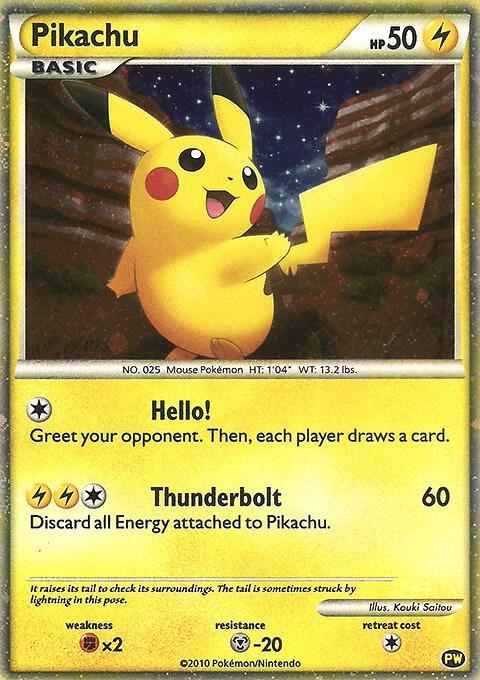 Pikachu Inglés #PW3 World Collection (EN)