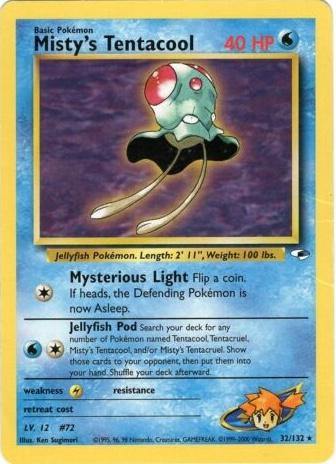 Misty's Tentacool #032 Gym Heroes (EN)
