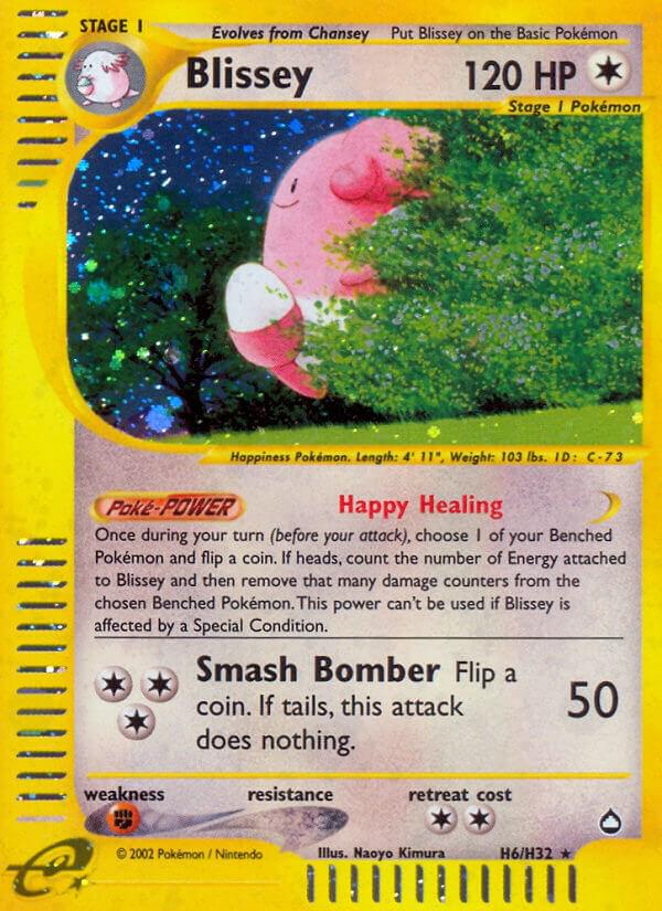 Blissey #H6 Aquapolis (EN)