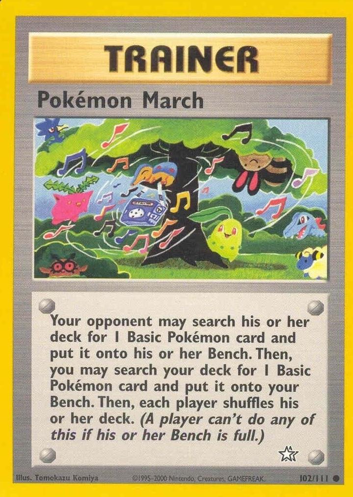Pokémon March #102 Neo Genesis (EN)