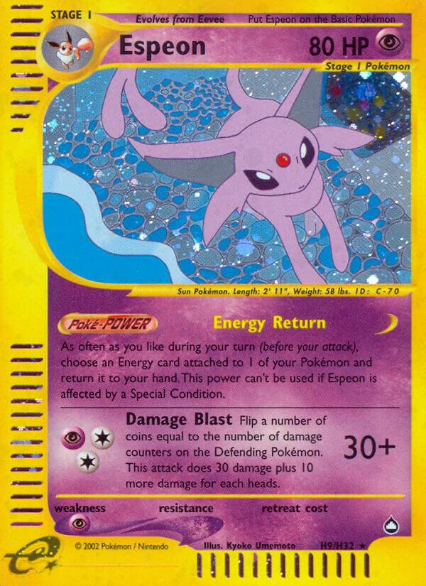 Espeon #H9 Aquapolis (EN)