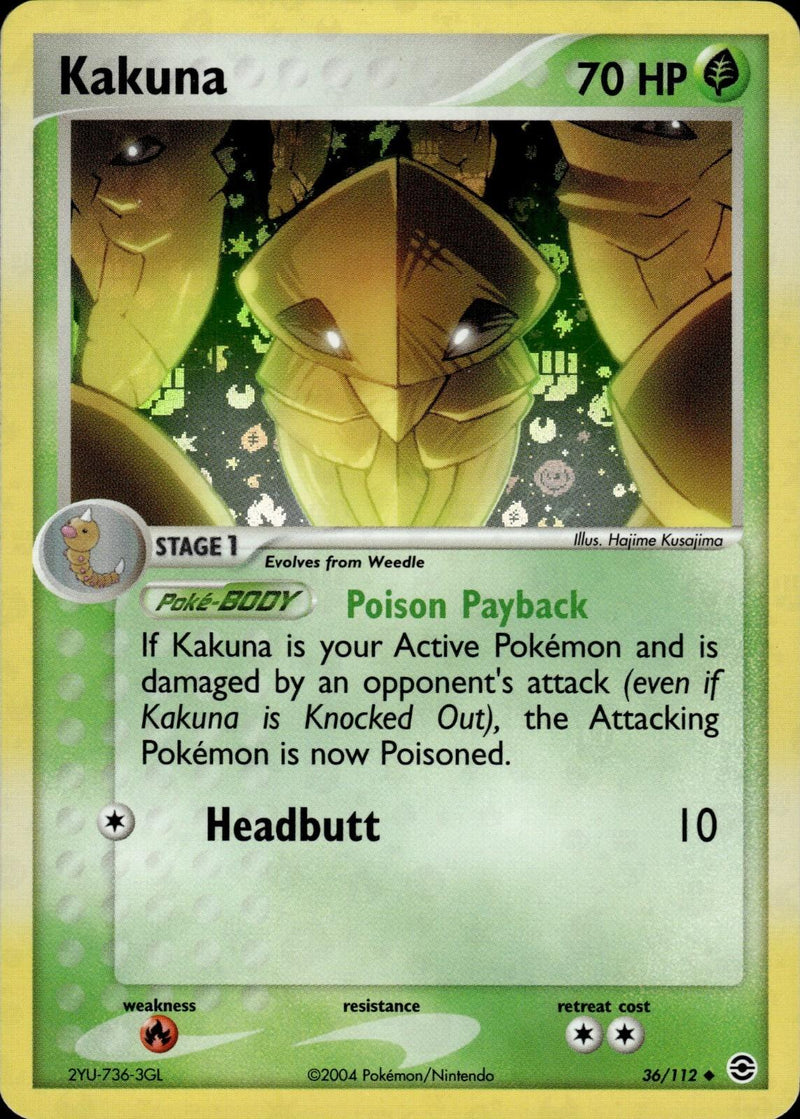 Kakuna [RH] #036 FireRed & LeafGreen (EN)