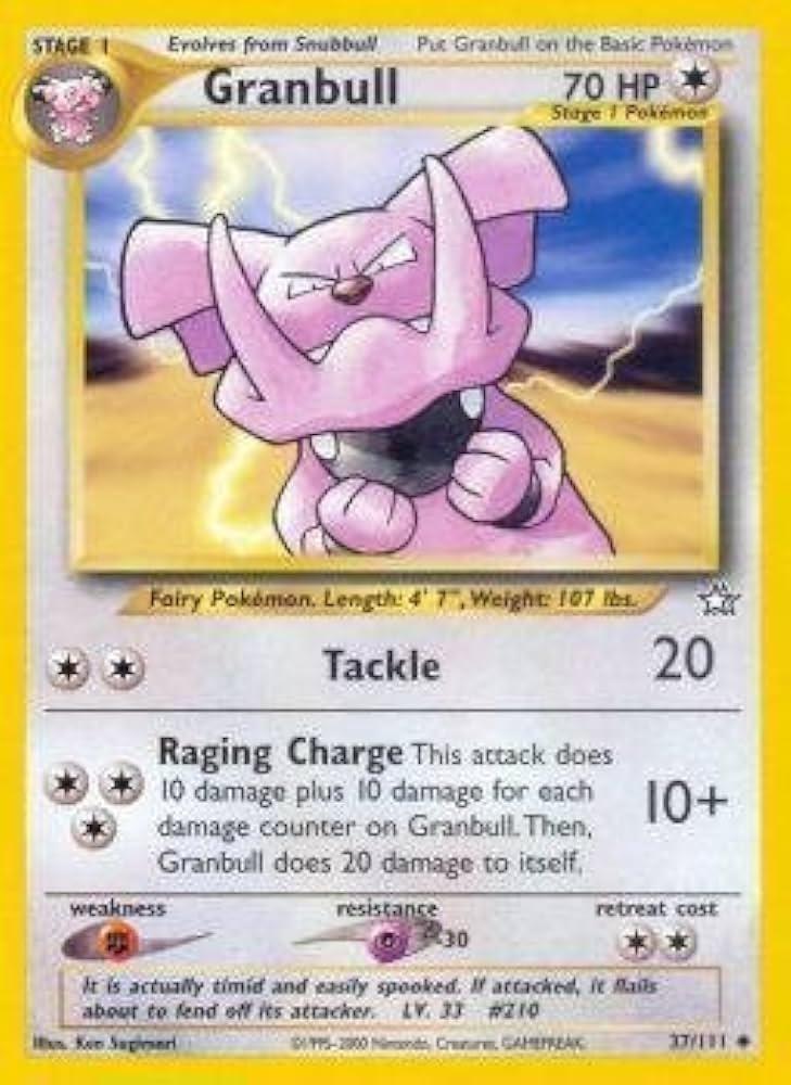 Granbull #037 Neo Genesis (EN)