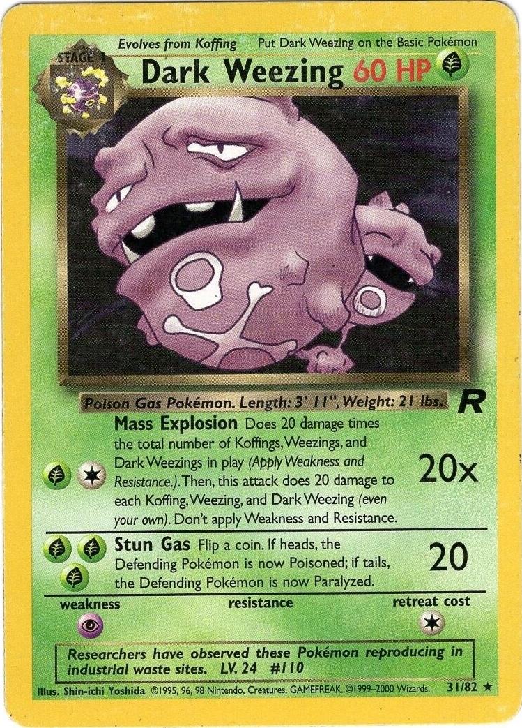 Dark Weezing #031 Team Rocket (EN)