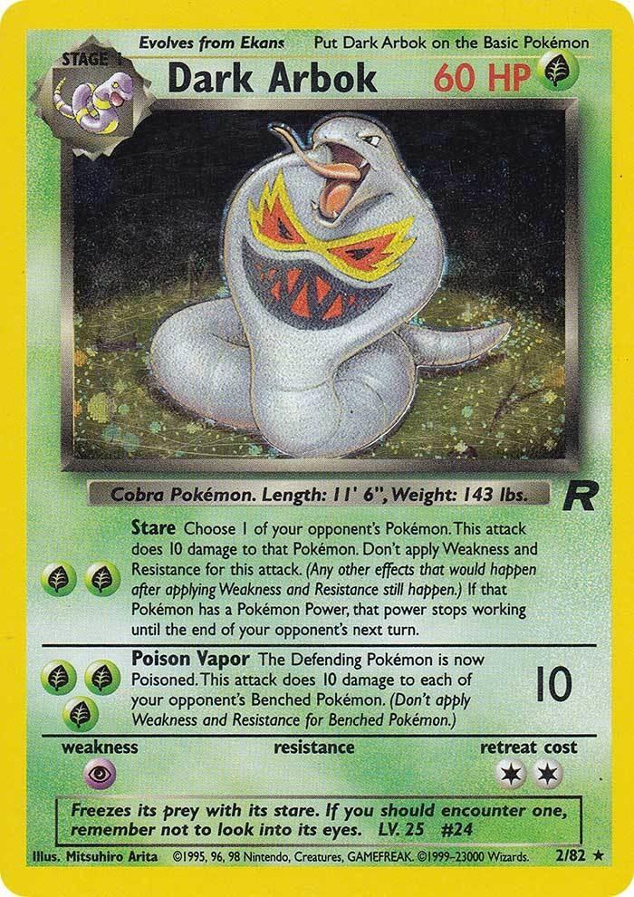 Dark Arbok #002 Team Rocket (EN)