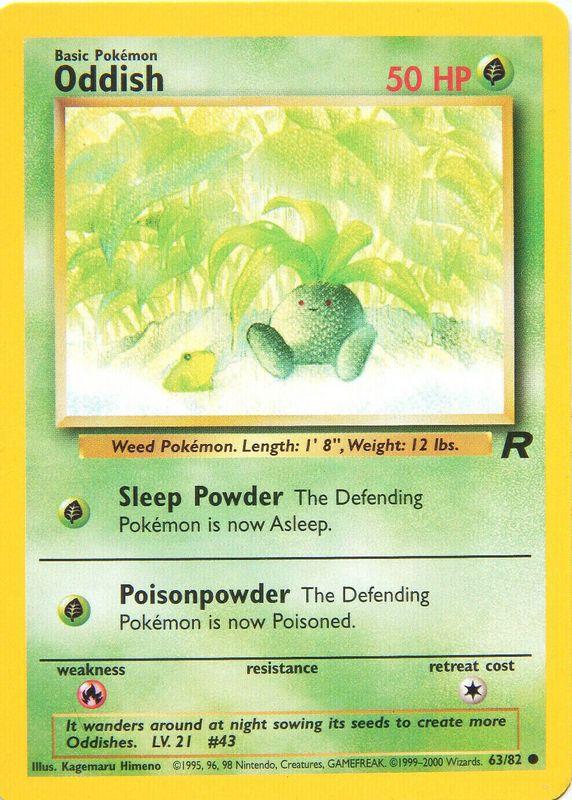 Oddish #063 Team Rocket (EN)