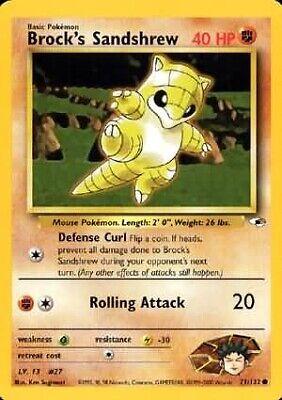 Brock's Sandshrew #071 Gym Heroes (EN)