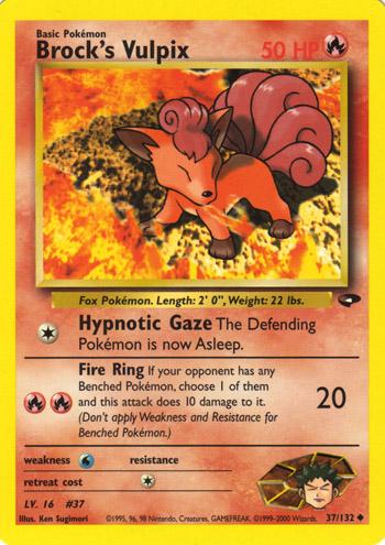 Brock's Vulpix #037 Gym Challenge (EN)