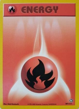 Fire Energy #107 Neo Genesis (EN)