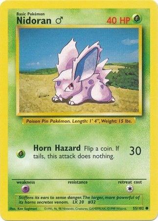 Nidoran #055 Base Set (ES)