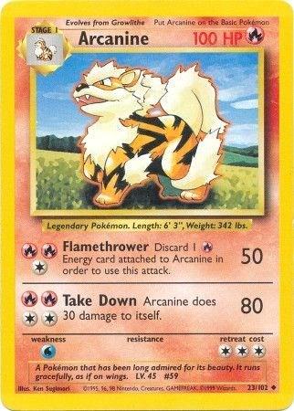 Arcanine #023 Base Set (EN)