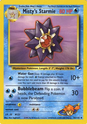 Misty's Starmie #056 Gym Heroes (EN)