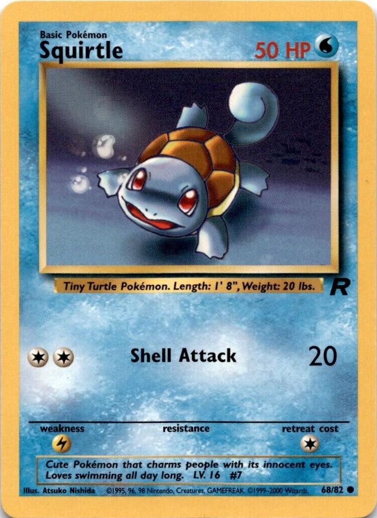 Squirtle #068 Team Rocket (EN)