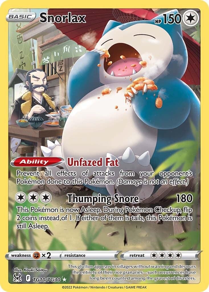 Snorlax  #TG10 Pokémon Lost Origin (EN)