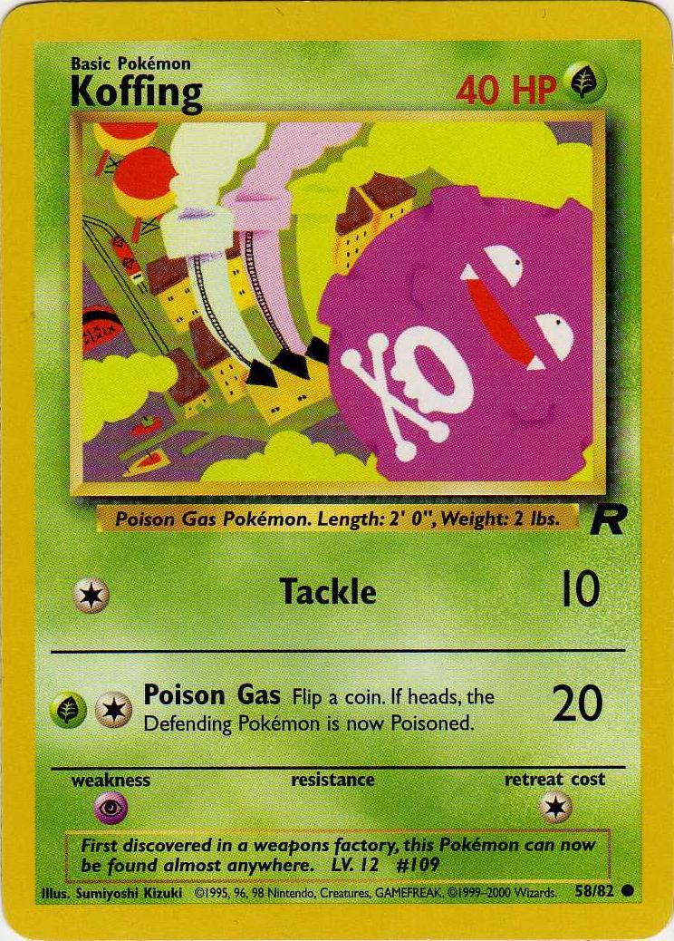 Koffing #058 Team Rocket (EN)