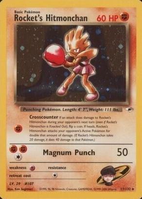 Rocket's Hitmonchan #011 Gym Heroes (EN)