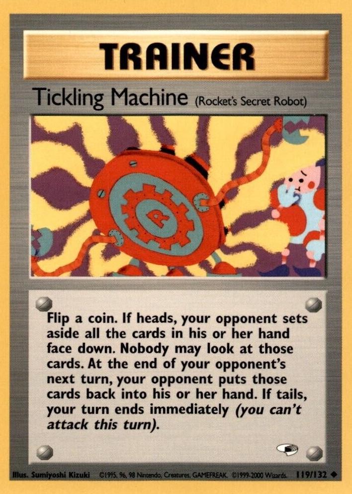 Tickling Machine (Rocket's Secret Machine) #119 Gym Heroes (EN)
