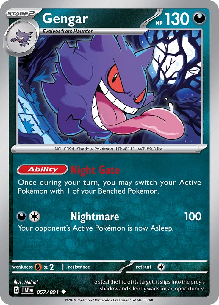Gengar  #057 Paldean Fates (EN)