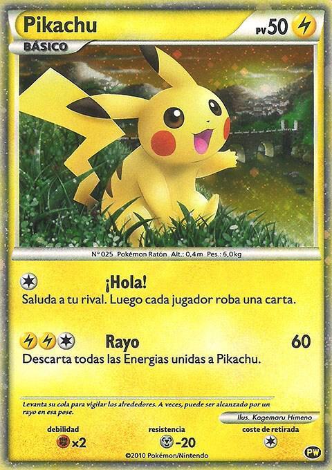 Pikachu Español #PW9 World Collection (ES)