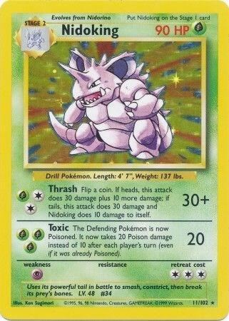 Nidoking #011 Base Set (ES)